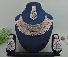 Load image into Gallery viewer, A1 Trendy Alloy Necklace Jewelry Set for women and girls 4