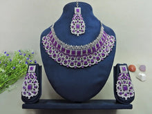 Load image into Gallery viewer, A1 Trendy Alloy Necklace Jewelry Set for women and girls 4