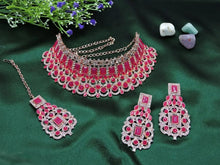 Load image into Gallery viewer, A1 Trendy Alloy Necklace Jewelry Set for women and girls 4