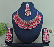 Load image into Gallery viewer, A1 Trendy Alloy Necklace Jewelry Set for women and girls 4