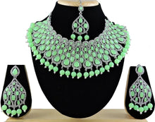 Load image into Gallery viewer, A1 Trendy Alloy jewelry Necklace Set for women and girls 3