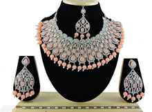 Load image into Gallery viewer, A1 Trendy Alloy jewelry Necklace Set for women and girls 3