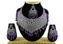 Load image into Gallery viewer, A1 Trendy Alloy jewelry Necklace Set for women and girls 3