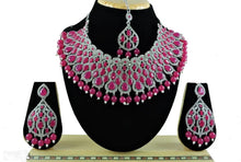 Load image into Gallery viewer, A1 Trendy Alloy jewelry Necklace Set for women and girls 3