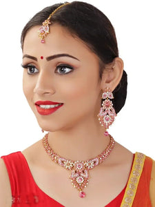 A1 Trendy Alloy Jewelry Necklace Set for Girls and Women