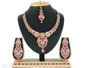 A1 Trendy Alloy Jewelry Necklace Set for Girls and Women