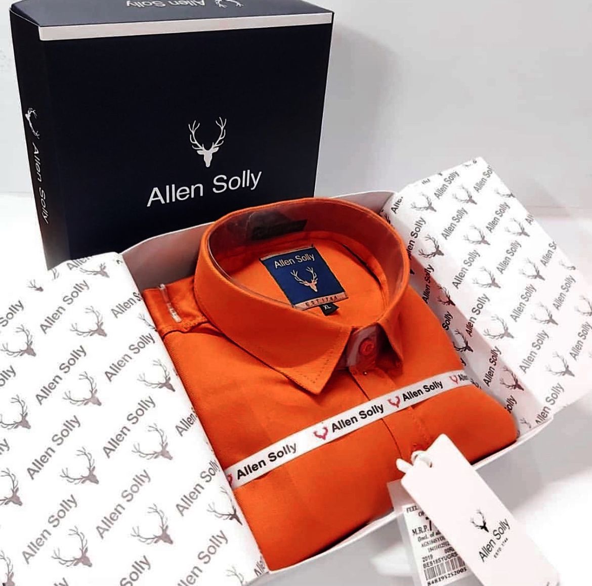 Make this Onam Festival truly special with the timeless elegance of Allen Solly Premium Shirts – a perfect blend of class, comfort, and style. Packaged beautifully in a branded Allen Solly gift box, these shirts make the ideal festive gift for your loved ones or a smart wardrobe upgrade for yourself.
