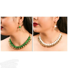 Load image into Gallery viewer, Stylish Women Alloy Pearl Jewellery Necklace Sets Pack of 2