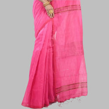 Load image into Gallery viewer, Attractive Handloom Cotton Silk Sequence Saree with Blouse Piece for women