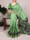 Chanderi Polyester Soft Printed Saree with Zari Weaving & Unstitched Blouse.