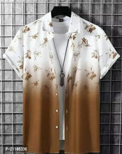 Load image into Gallery viewer, Classic Polyester Spandex Printed Casual Shirts for Men