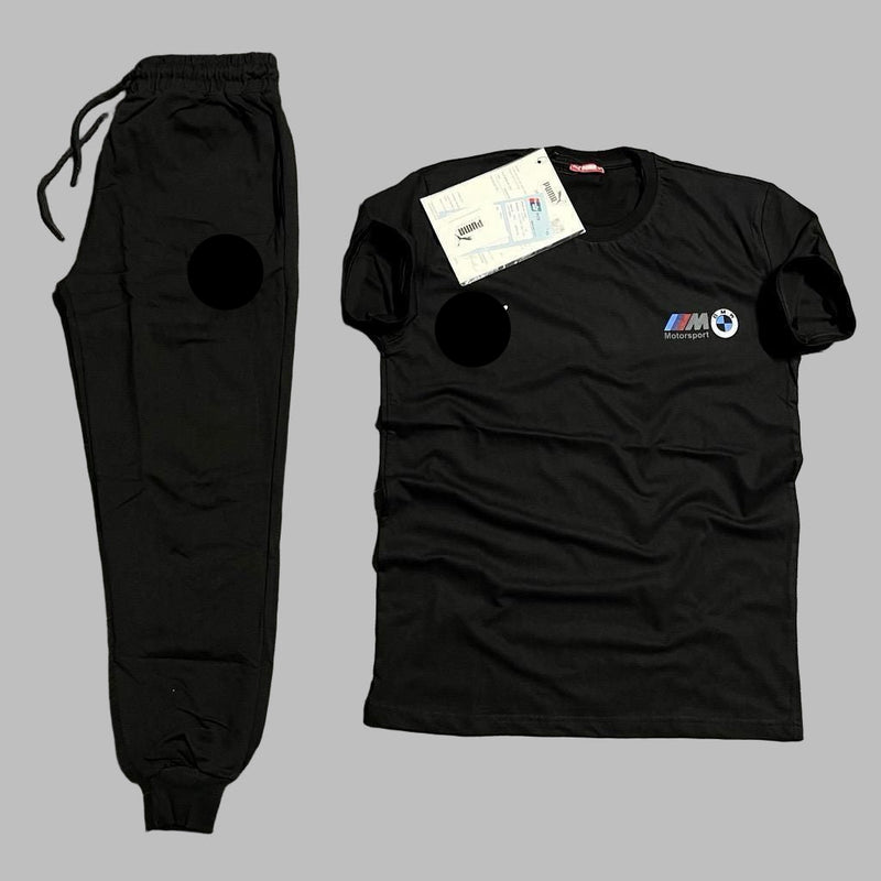 Premium Cotton Tracksuit Co-Ord Set – T-Shirt Lower fully Strechable