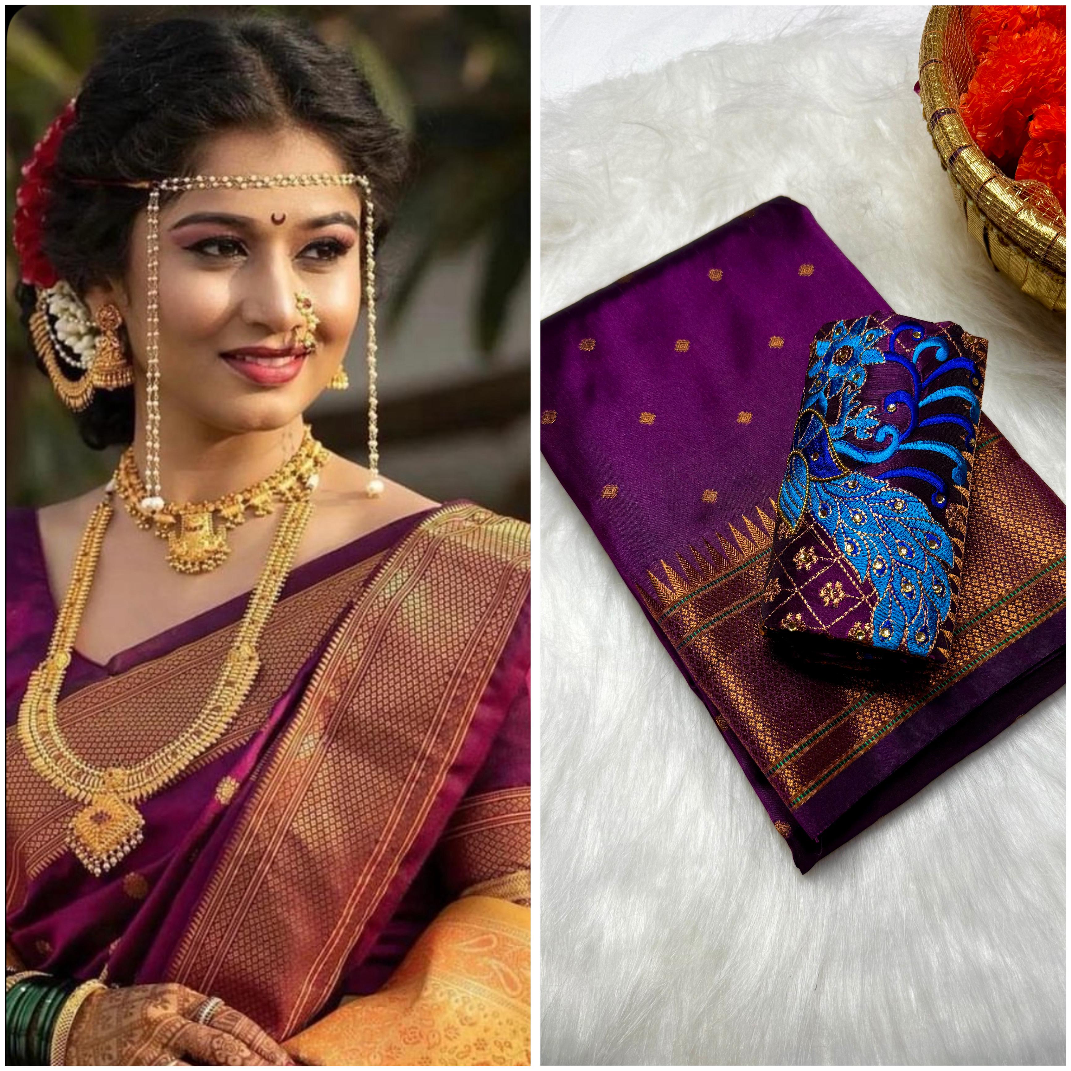 Why You’ll Love It:
This Paithani stands out for its luxurious silk feel, vibrant colors, and intricate artistry—making it an ideal choice for weddings, festive occasions, and traditional celebrations.