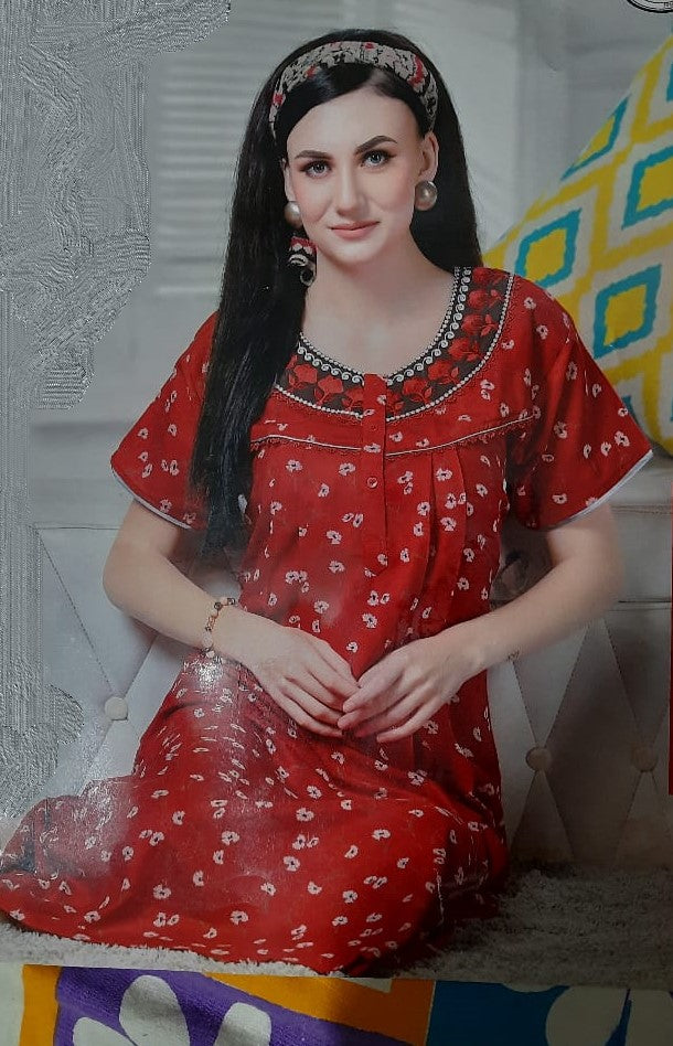 Alphine kinja touch Night wear with Pocket Nighty. Experience ultimate comfort and convenience with our Alphine kinja touch Night wear Nighty. Made with soft and breathable fabric Alphine, this Nighty features a practical pocket for your essentials. Get a good night's sleep in style with our Alphine kinja touch Night wear.