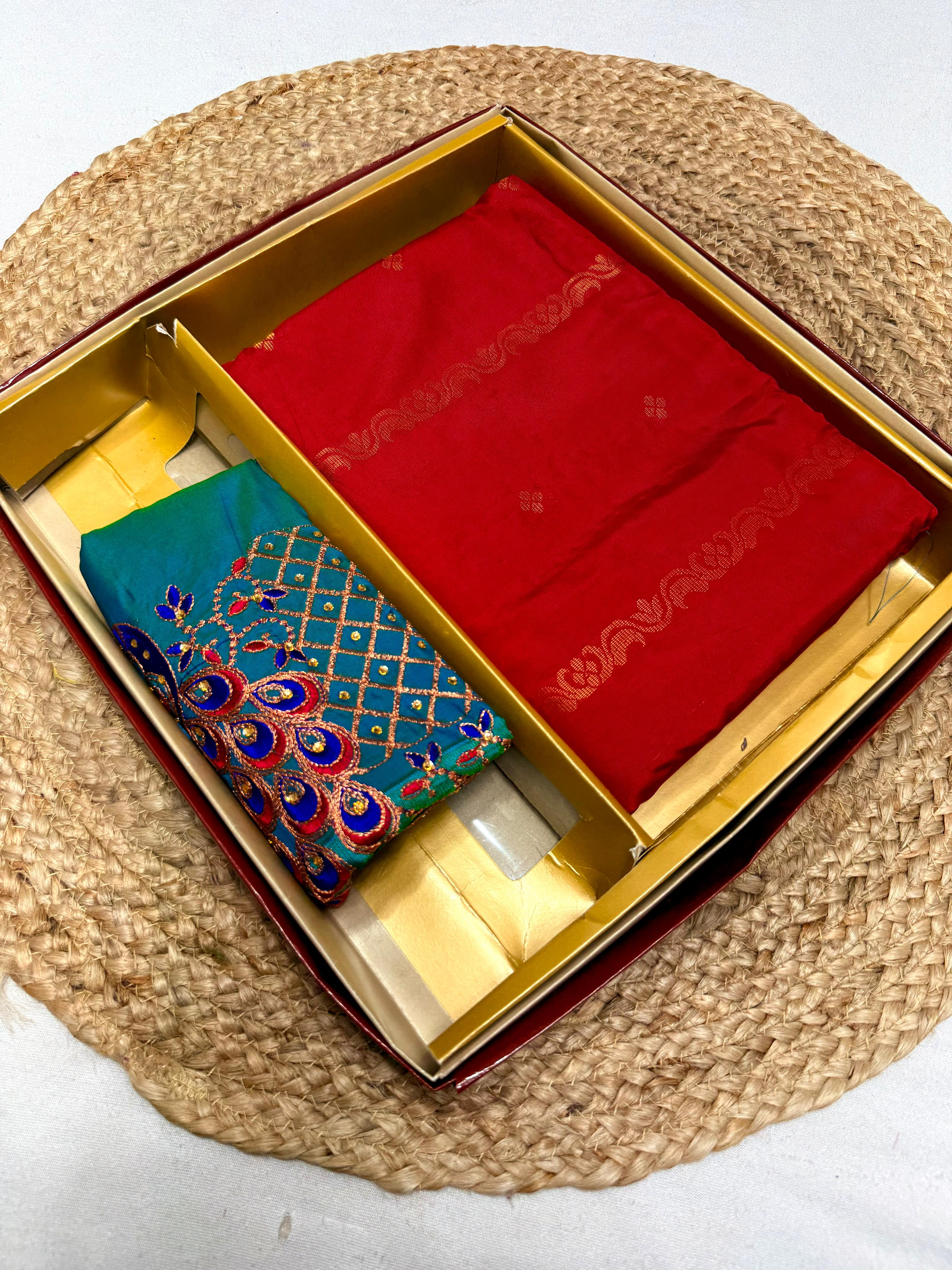 New Unique Design – Pure Shreya Kadiyal Paithani Saree with Aariwork Blouse