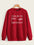 Regular fit chest print Sweatshirt made from soft 280 GSM cotton blend fleece. Stylish, comfortable &amp; perfect for everyday wear.