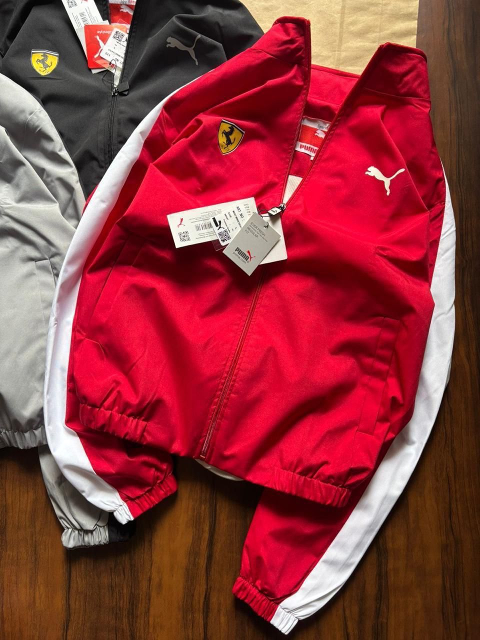 Premium Puma Inside Net Jacket crafted with durable TPU fabric and elegant embroidery work. Stylish, comfortable, and perfect for all season