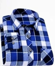 Load image into Gallery viewer, Trendy Men Cotton Blend Checks Shirt with long sleeves