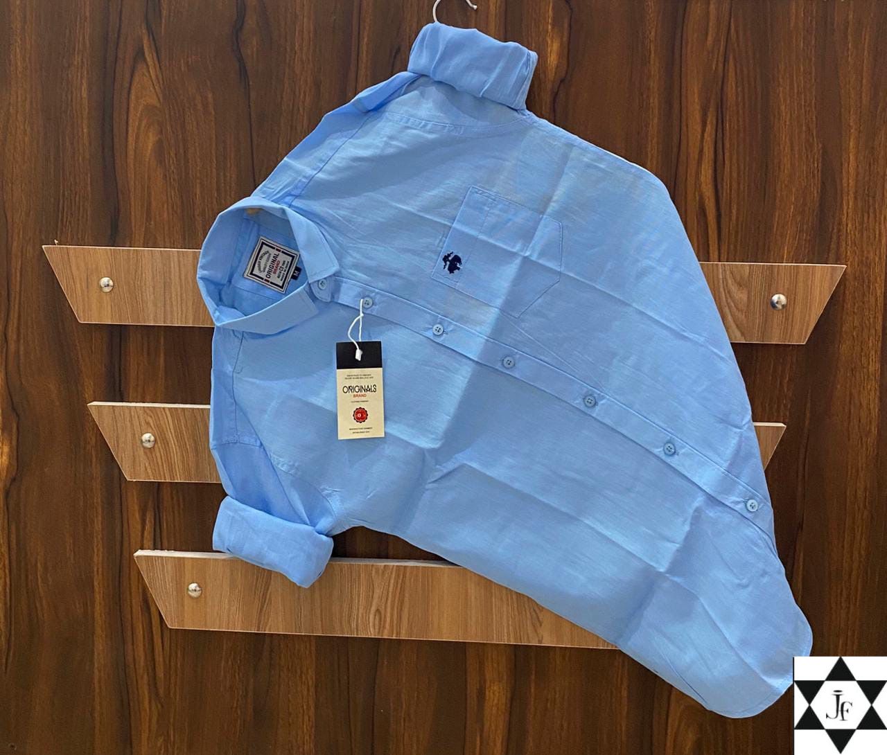 Elevate your wardrobe with this premium Brooks Full Sleeve Shirt, crafted from Stuff Pure Cotton for all-day comfort and elegance. Designed for both festive and regular wear, this plain-colored shirt is your perfect go-to for any occasion.