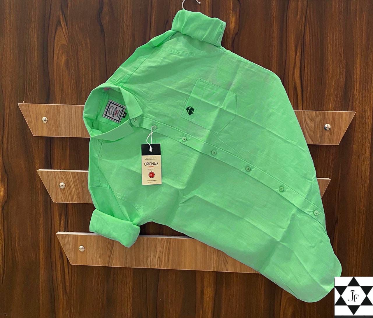 Elevate your wardrobe with this premium Brooks Full Sleeve Shirt, crafted from Stuff Pure Cotton for all-day comfort and elegance. Designed for both festive and regular wear, this plain-colored shirt is your perfect go-to for any occasion.