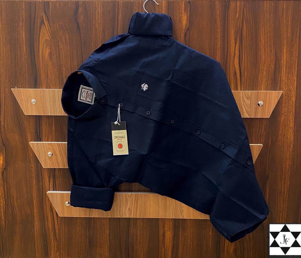 Elevate your wardrobe with this premium Brooks Full Sleeve Shirt, crafted from Stuff Pure Cotton for all-day comfort and elegance. Designed for both festive and regular wear, this plain-colored shirt is your perfect go-to for any occasion.