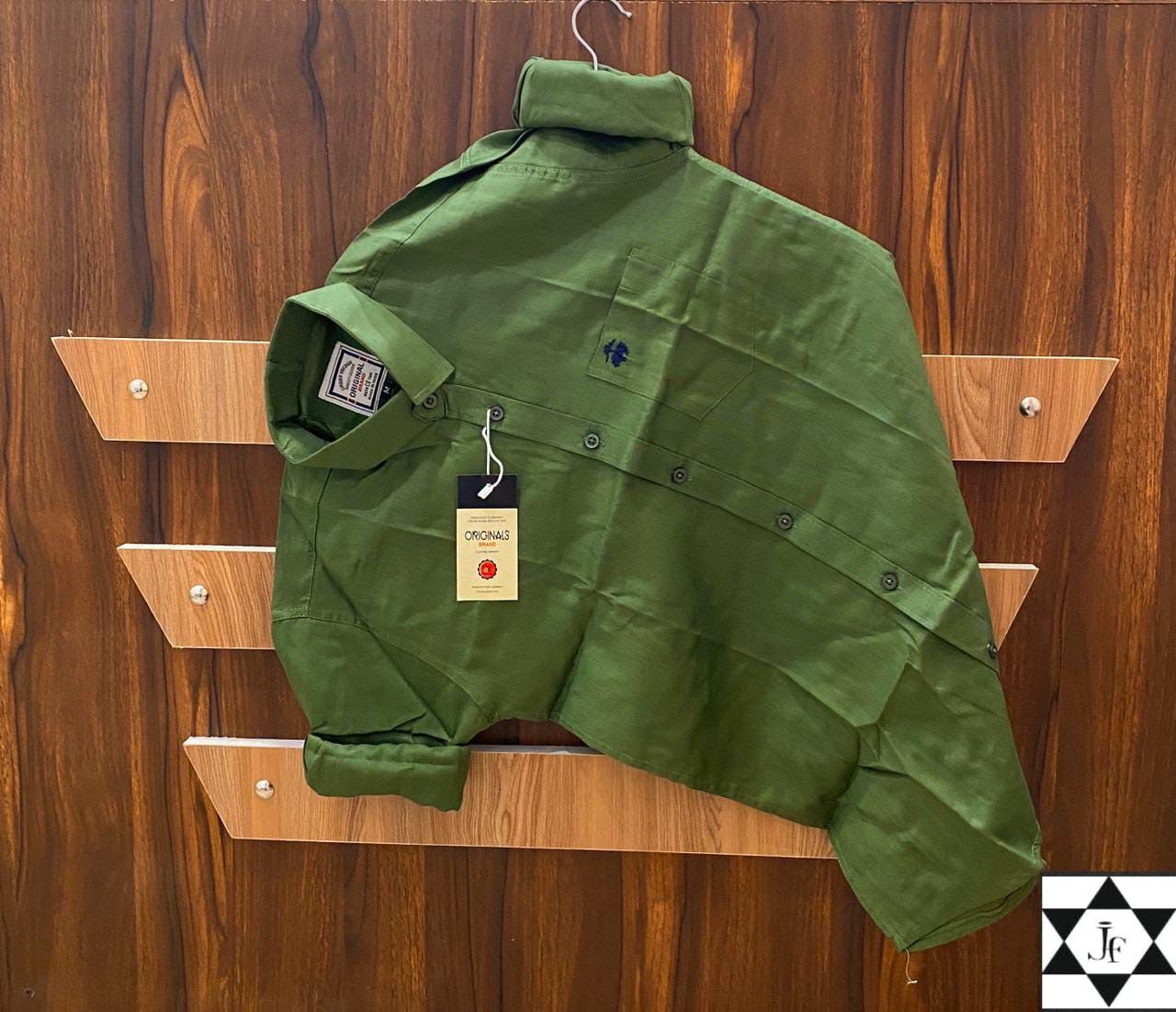 Elevate your wardrobe with this premium Brooks Full Sleeve Shirt, crafted from Stuff Pure Cotton for all-day comfort and elegance. Designed for both festive and regular wear, this plain-colored shirt is your perfect go-to for any occasion.