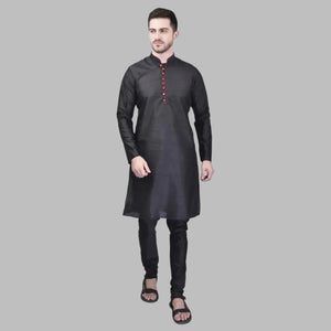 Stylish Silk Kurta &amp; Bottom Set for Men

Size: M, L, XL, XXL

&nbsp;Color: &nbsp;White
&nbsp;Fabric: &nbsp;Silk
&nbsp;Type: &nbsp;Kurta Sets
&nbsp;Style: &nbsp;Solid
&nbsp;Design Type: &nbsp;Kurta &amp; Bottom Sets

This stylish silk kurta and bottom set for men combines comfort and elegance. Made from high-quality silk, it offers a luxurious feel and drapes effortlessly on the body. The intricate design and vibrant colors make it a perfect choice for any occasion. Upgrade your traditional wardrobe with