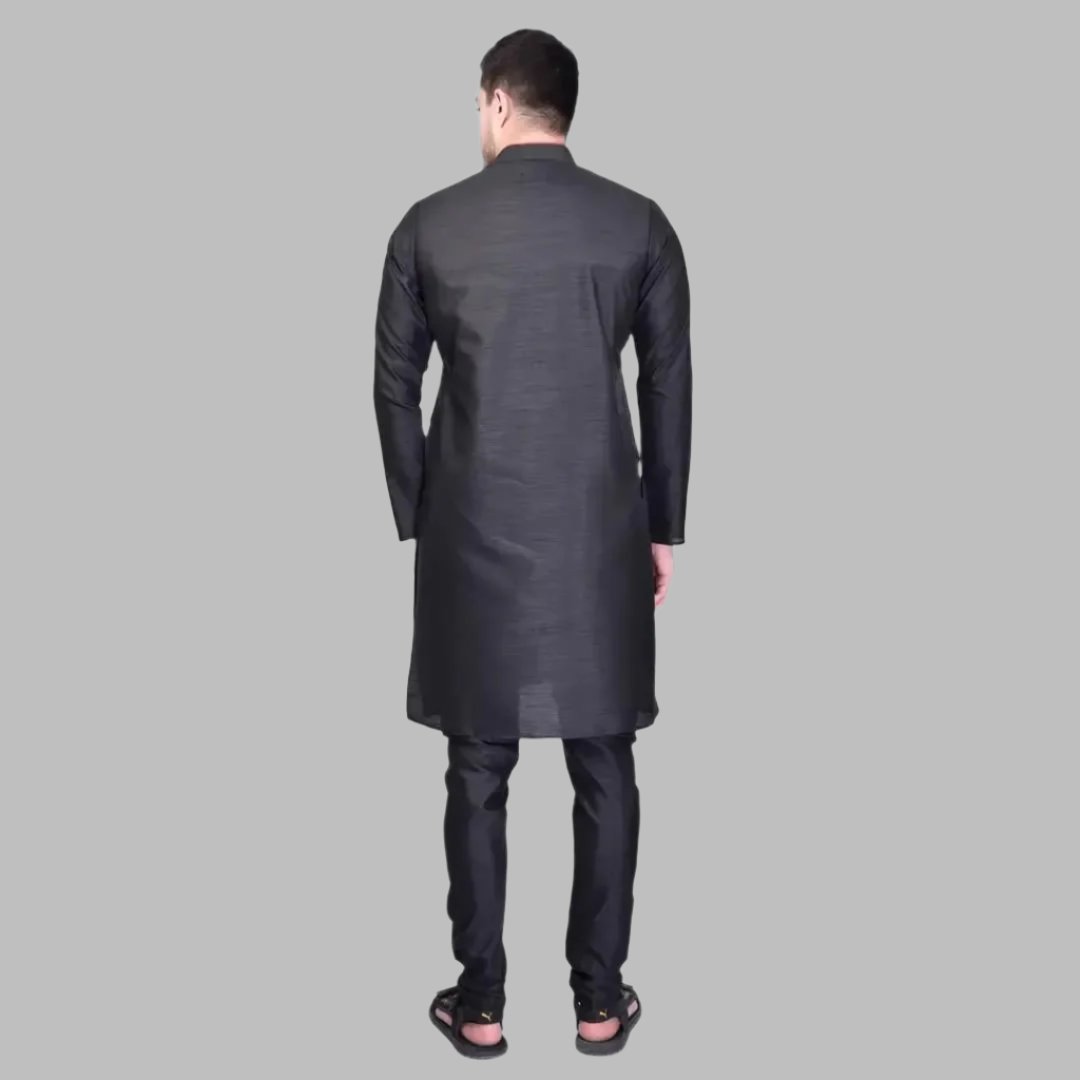 Stylish Silk Kurta & Bottom Set for Men

Size: M, L, XL, XXL

 Color:  White
 Fabric:  Silk
 Type:  Kurta Sets
 Style:  Solid
 Design Type:  Kurta & Bottom Sets

This stylish silk kurta and bottom set for men combines comfort and elegance. Made from high-quality silk, it offers a luxurious feel and drapes effortlessly on the body. The intricate design and vibrant colors make it a perfect choice for any occasion. Upgrade your traditional wardrobe with