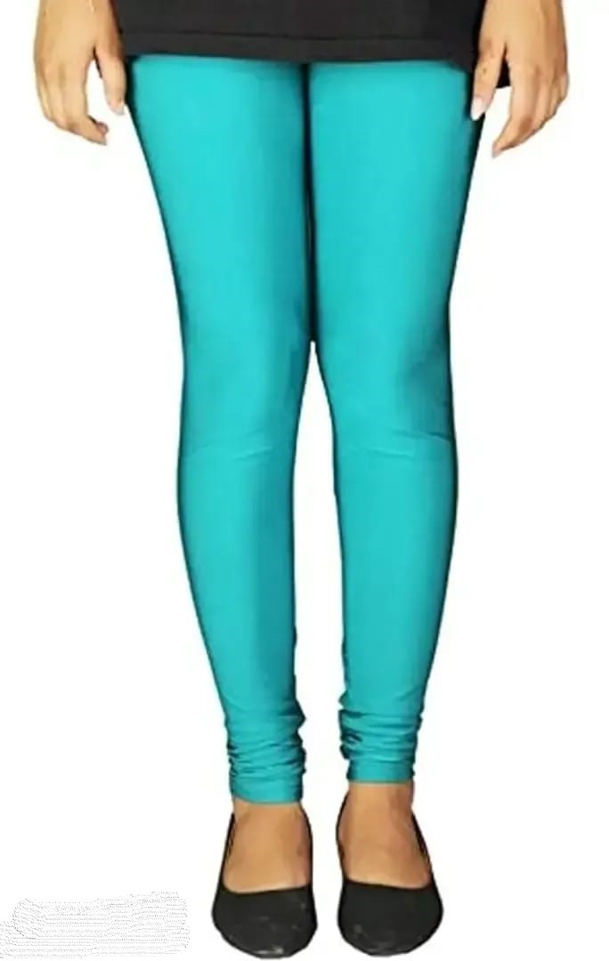 Stylish Polyester Gold Solid Leggings stylish,cool & comfortable for Women