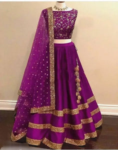 Elegant Patiyala Semi Stitched lehenga choli timeless beauty.