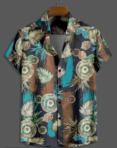 Reliable Cotton Printed Short Sleeves Casual Shirts For Men to Glamup and Standout  in anywhere.