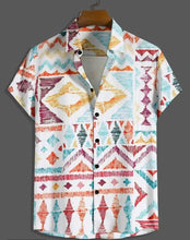 Load image into Gallery viewer, Reliable Cotton Printed Short Sleeves Casual Shirts For Men to Glamup and Standout  in anywhere.