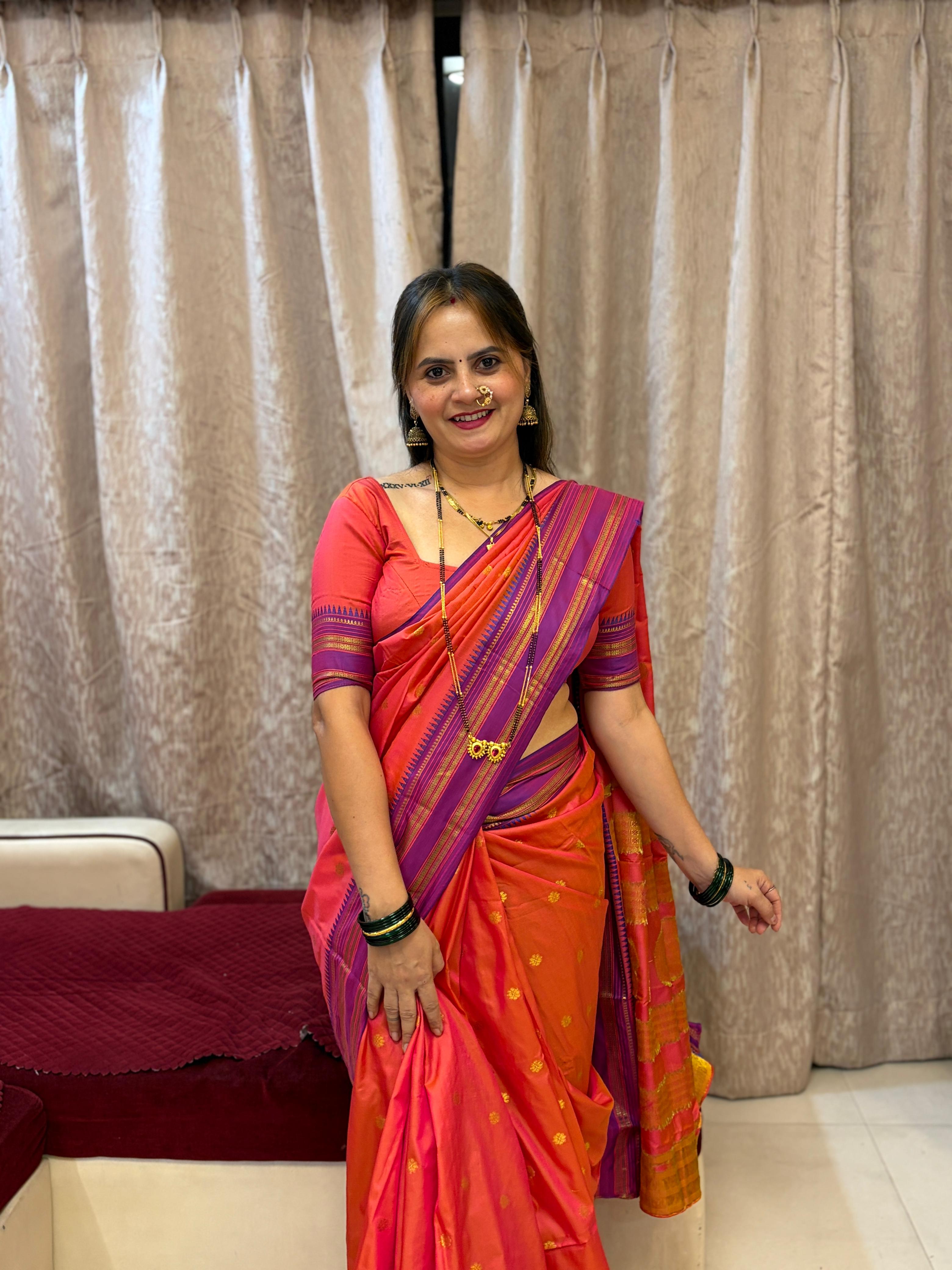 A perfect blend of tradition, comfort, and rich craftsmanship—ideal for women who love authentic handloom beauty.