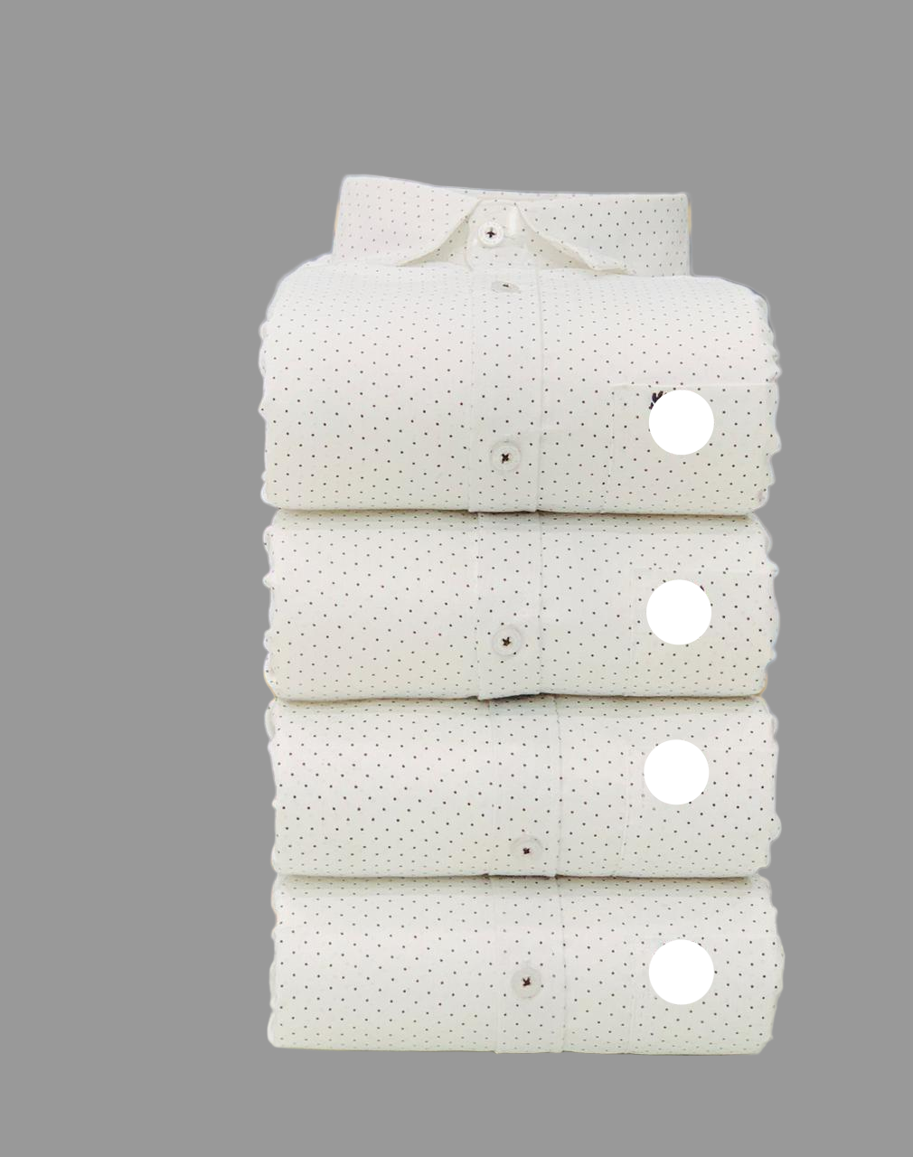 Premium Quality  Full-Sleeve Partywear Dot Shirt