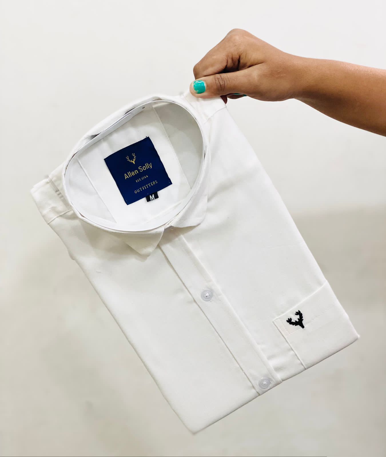 Experience the Elegance – Allen Solly Premium Pure Cotton Full Sleeve Shirt