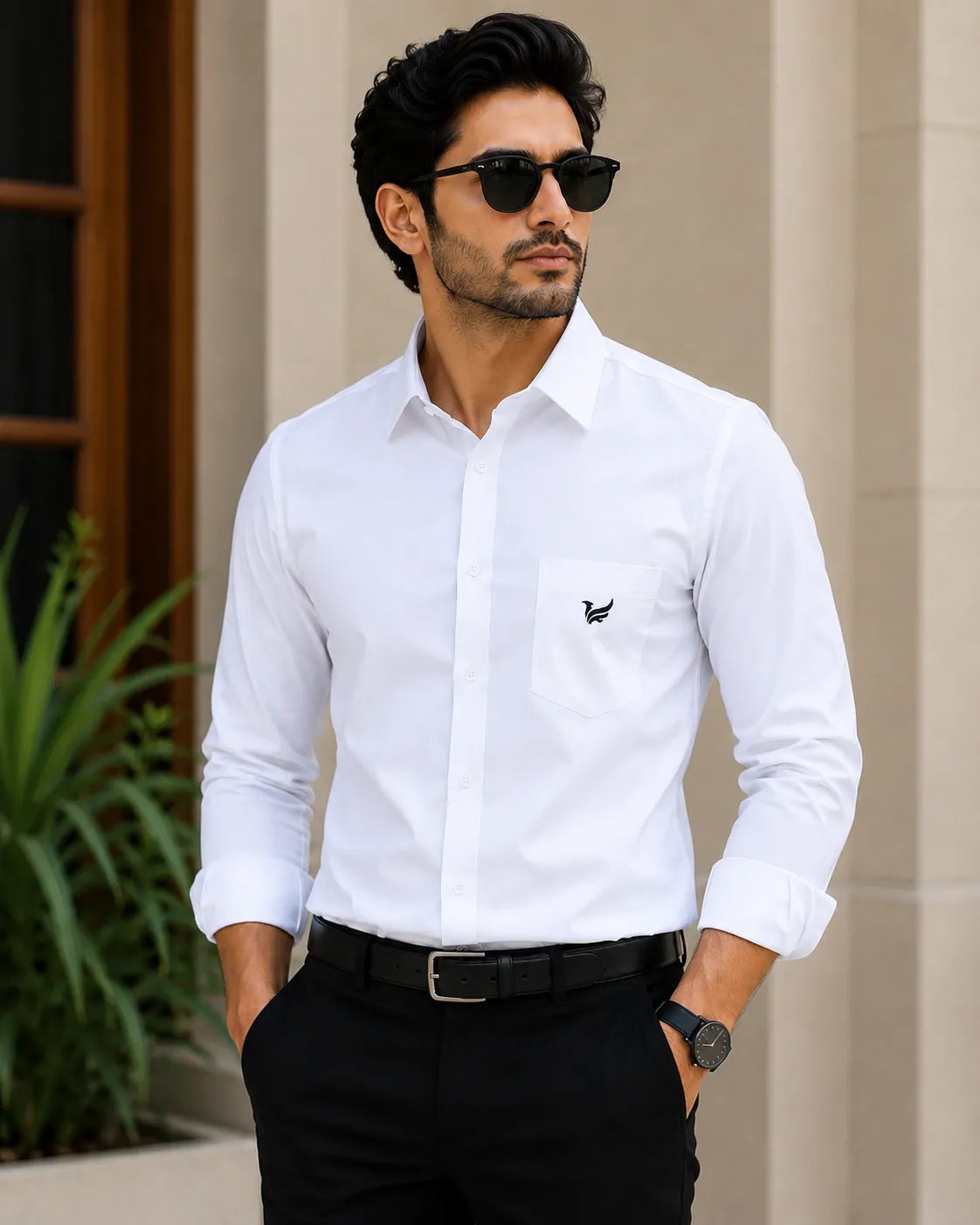 Featuring premium-quality stitching, a comfortable regular fit, and a refined finish, this shirt delivers a sophisticated look that never goes out of style. The elegant pocket design with Premium HD Print Branding enhances its premium appeal. Each shirt comes with all brand accessories and is packed individually for a complete branded experience.