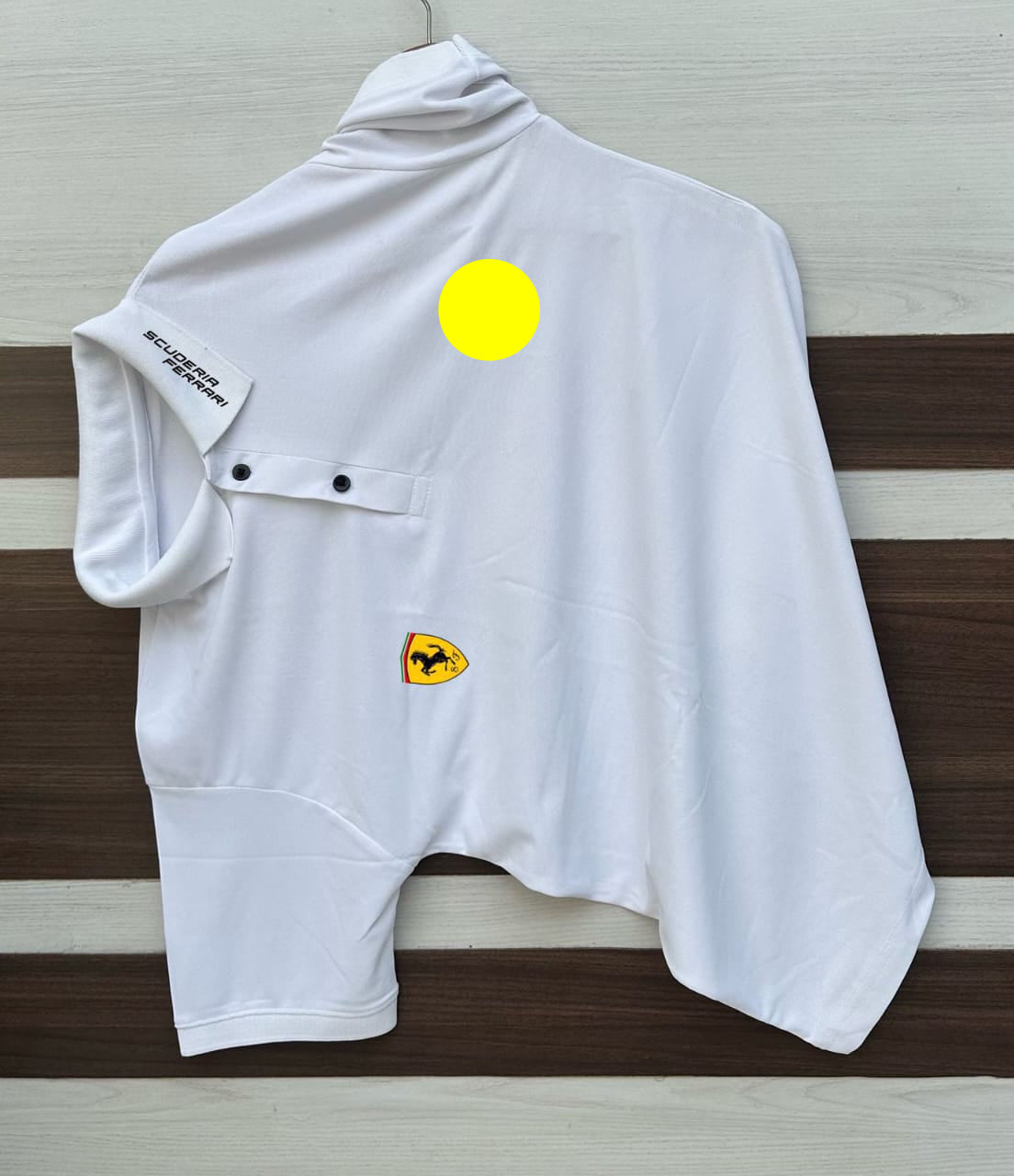 PUMA Premium Cotton SAPP Matty Designer Collar T-Shirt. Stylish, stretchable fabric with branded accessories.