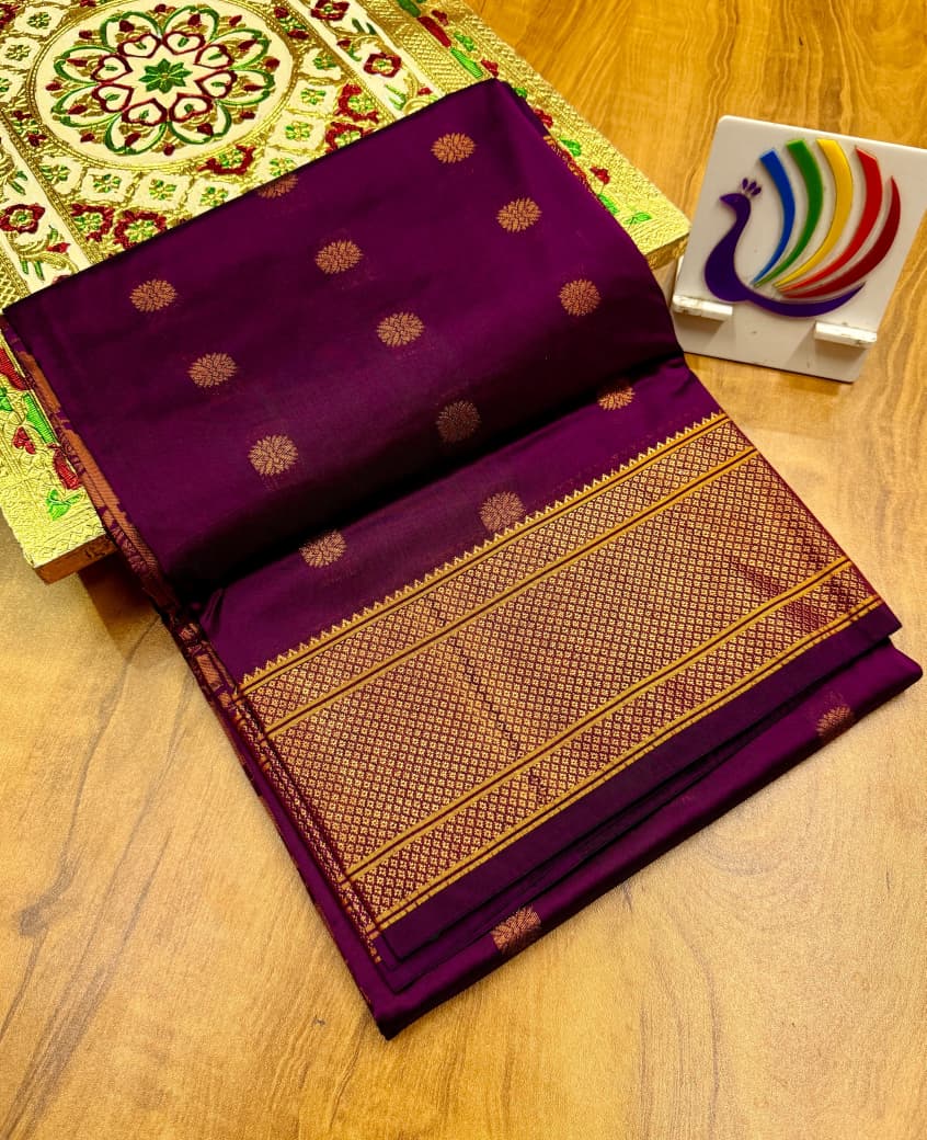 Whether it’s a wedding, festival, or cherished celebration, this saree promises to make you the center of admiration — a modern Maharani wrapped in history’s finest threads.