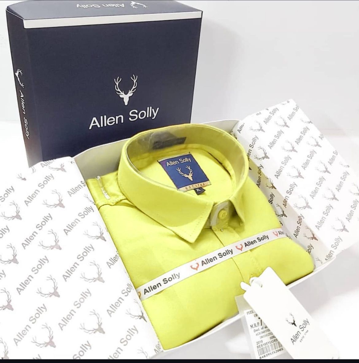 Make this Onam Festival truly special with the timeless elegance of Allen Solly Premium Shirts – a perfect blend of class, comfort, and style. Packaged beautifully in a branded Allen Solly gift box, these shirts make the ideal festive gift for your loved ones or a smart wardrobe upgrade for yourself.