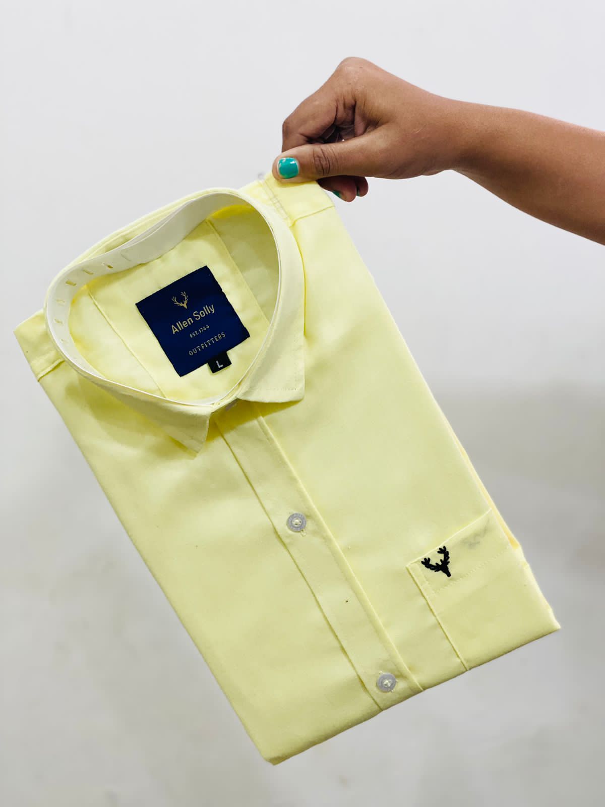 Experience the Elegance – Allen Solly Premium Pure Cotton Full Sleeve Shirt