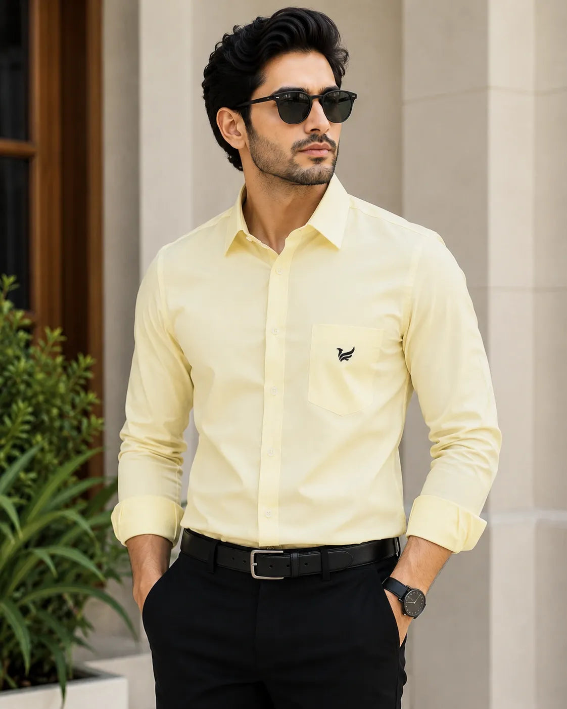 Featuring premium-quality stitching, a comfortable regular fit, and a refined finish, this shirt delivers a sophisticated look that never goes out of style. The elegant pocket design with Premium HD Print Branding enhances its premium appeal. Each shirt comes with all brand accessories and is packed individually for a complete branded experience.