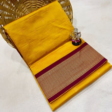 Load image into Gallery viewer, Devika Kadiyal Paithani Saree in Soft Tana Silk with a contrast blouse piece