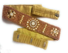 Load image into Gallery viewer, CRAFT stretchable Cloth Vaddanam Kamarbandhani, Waist Belt,Belly Chain.