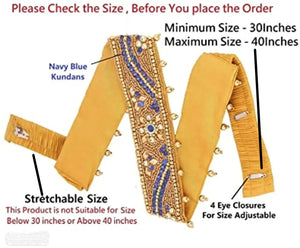 Vamas CRAFT stretchable Cloth Vaddanam Kamarbandhani, Waist Belt,Belly Chain.