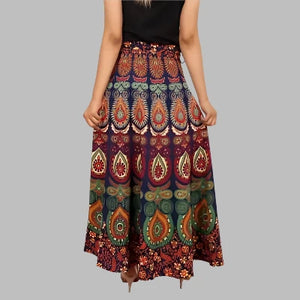 Rangun Printed Cotton Wrap Around Skirt For Women's

Color: Maroon
Size: Free Size
Type: Skirts
Style: Other
Style name: flared
&nbsp;Product material: pure cotton
Packagin quantity: 1 Wrap Around Skirt

You will be tagged as a style diva when you wear these trendy Wrap Around Skirt. Made from Cotton. Featuring solid design, these Wrap Arounds can be clubbed with a trendy top for a chic look. 100% cotton fabrics.