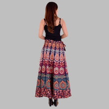 Load image into Gallery viewer, Rangun Printed Cotton Wrap Around Skirt For Women&#39;s

Color: Multicolor
Size: Free Size
Type: Skirts
Style: Other
Style name: flared
&nbsp;Product material: pure cotton
Packagin quantity: 1 Wrap Around Skirt

You will be tagged as a style diva when you wear these trendy Wrap Around Skirt. Made from Cotton. Featuring solid design, these Wrap Arounds can be clubbed with a trendy top for a chic look. 100% cotton fabrics.