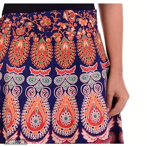 Rangun Printed Cotton Wrap Around Skirt For Women's

Color: Multicolor
Size: Free Size
Type: Skirts
Style: Other
Style name: flared
&nbsp;Product material: pure cotton
Packagin quantity: 1 Wrap Around Skirt

You will be tagged as a style diva when you wear these trendy Wrap Around Skirt. Made from Cotton. Featuring solid design, these Wrap Arounds can be clubbed with a trendy top for a chic look. 100% cotton fabrics.