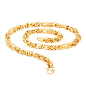 Elegant Bold Link Chain with Gold Plating