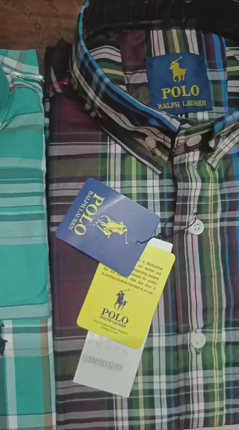 Make a smart style statement with POLO Premium Paper Cotton Check Shirts – the perfect blend of comfort, quality, and elegance.