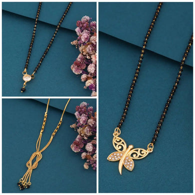 New Stylish Pack Of 3 Piece combo Women Mangalsutra Set